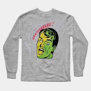 Floating Head Screams Long Sleeve T-Shirt